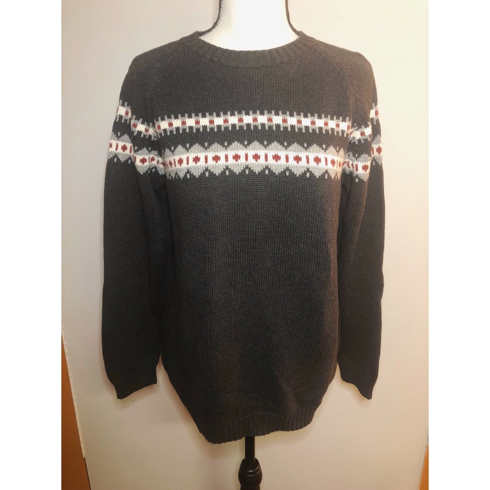 Covington Crewneck  Pullover Gray Sweater